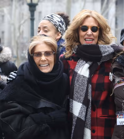 Gloria Steinem and Christine Lahti Photo