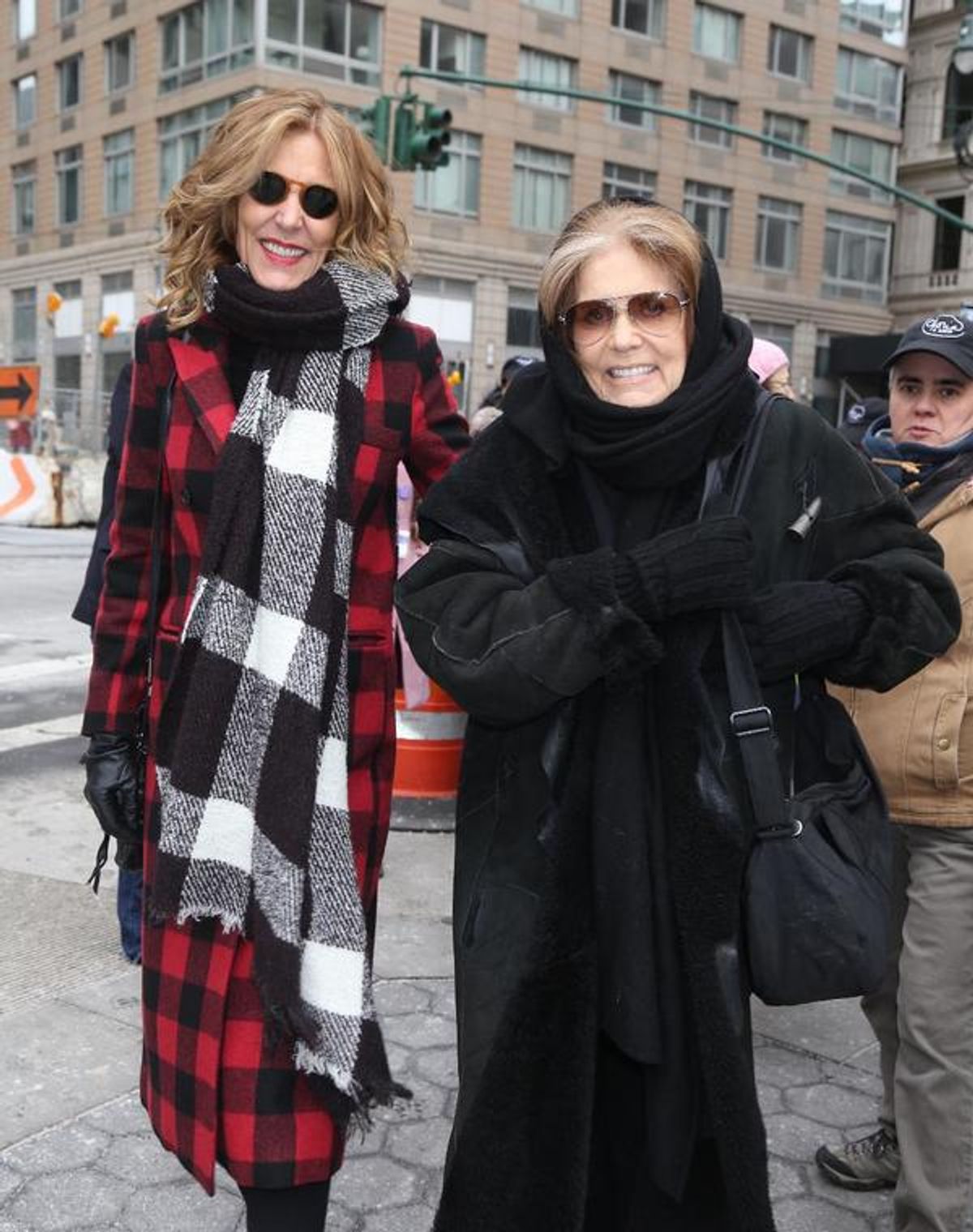 Christine Lahti and Gloria Steinem at 