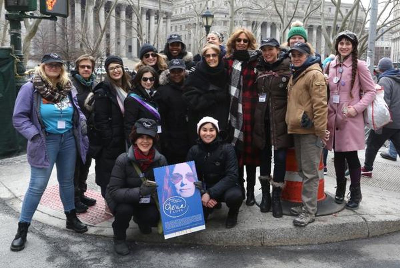 Photo Flash: Gloria Steinem and Cast of GLORIA: A LIFE March in the Women's Unity Rally  Image