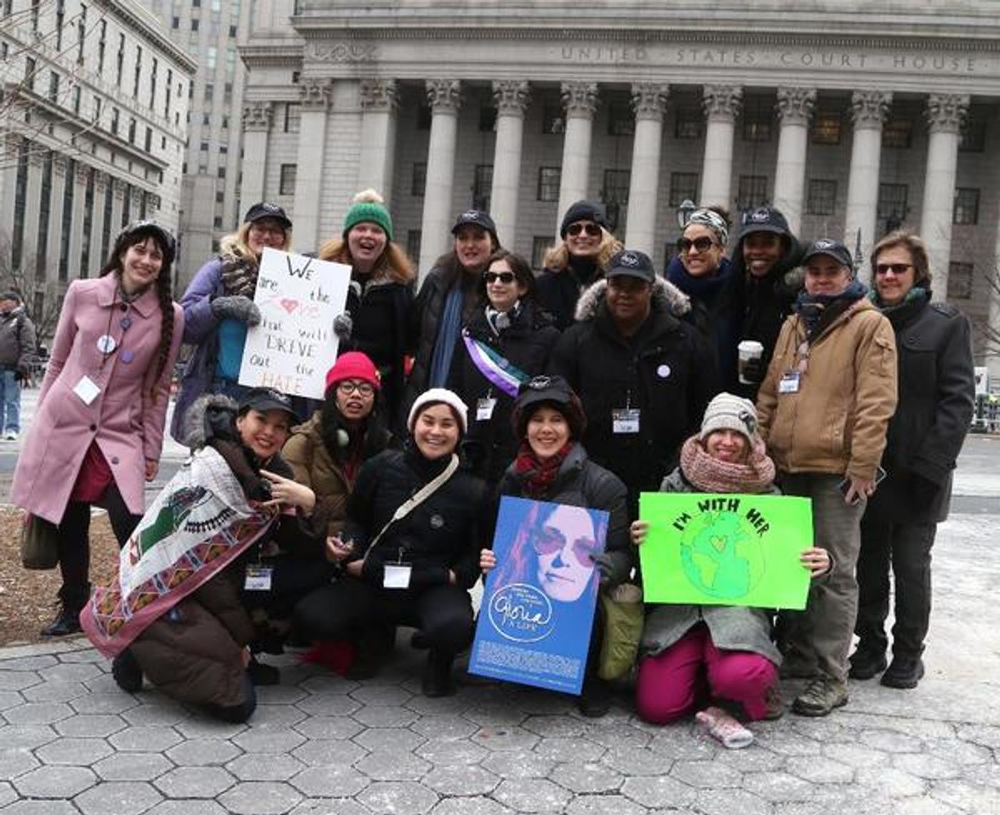 Photo Flash: Gloria Steinem and Cast of GLORIA: A LIFE March in the Women's Unity Rally  Image