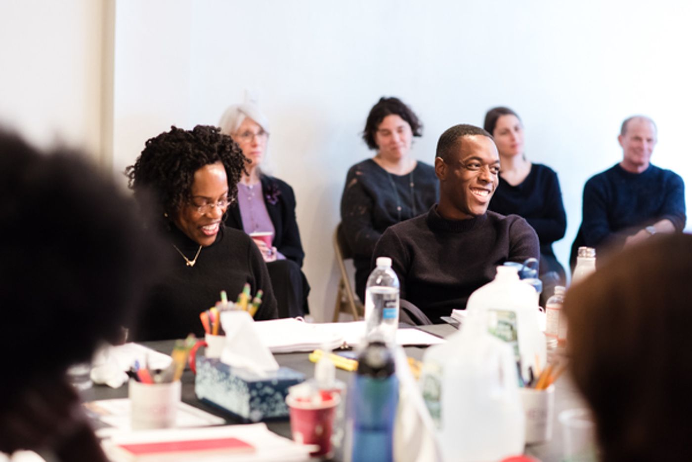 Photo Flash: The Cast of DADDY Meet The Press  Image