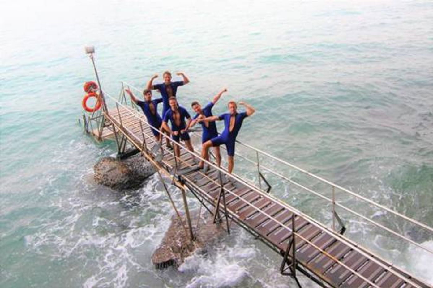 Photo Flash: The Flipper Boys Of Hong Kong MAMMA MIA! Visit Sai Wan Swimming Shed Photo Flash: The Flipper Boys Of Hong Kong MAMMA MIA! Visit Sai Wan Swimming Shed Image