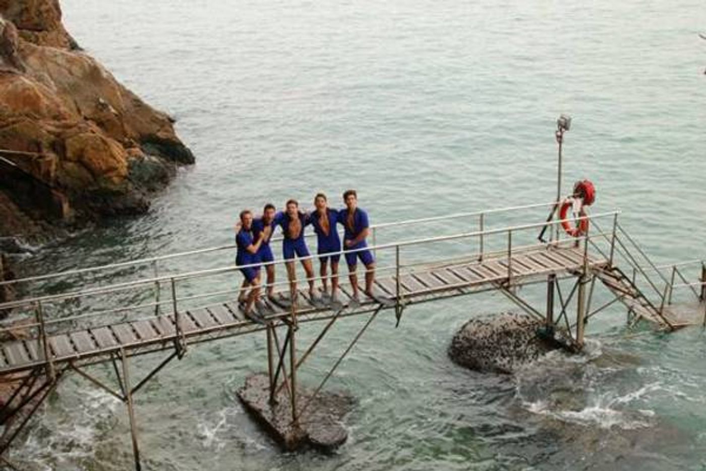 Photo Flash: The Flipper Boys Of Hong Kong MAMMA MIA! Visit Sai Wan Swimming Shed Photo Flash: The Flipper Boys Of Hong Kong MAMMA MIA! Visit Sai Wan Swimming Shed Image