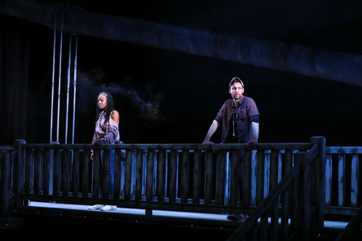 April Mae Davis and Adam Poole at 