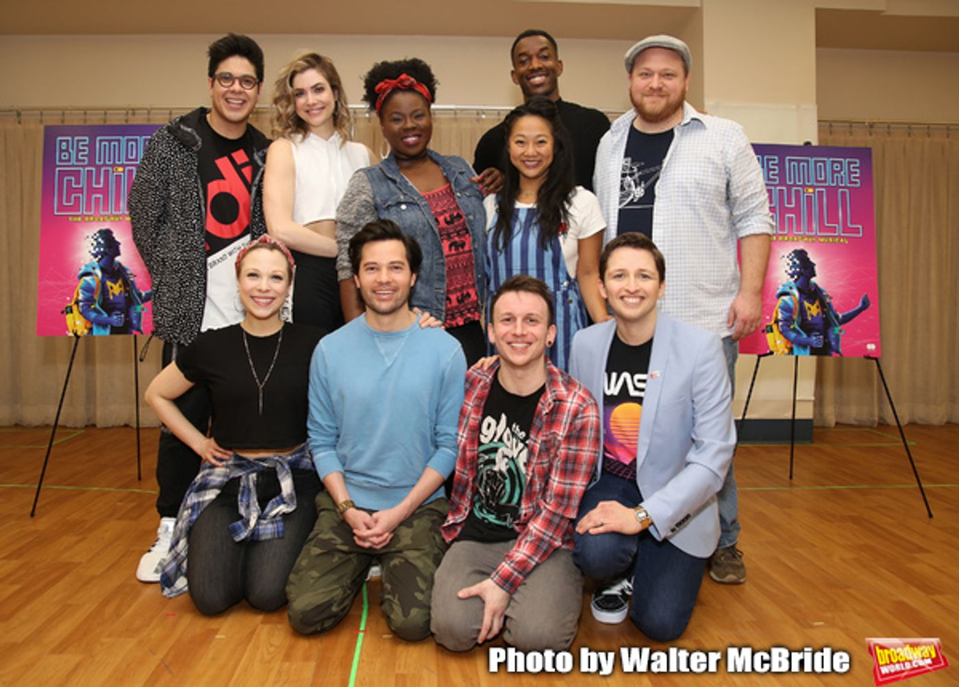 FREEZE FRAME: BE MORE CHILL Company Meets the Press!  Image