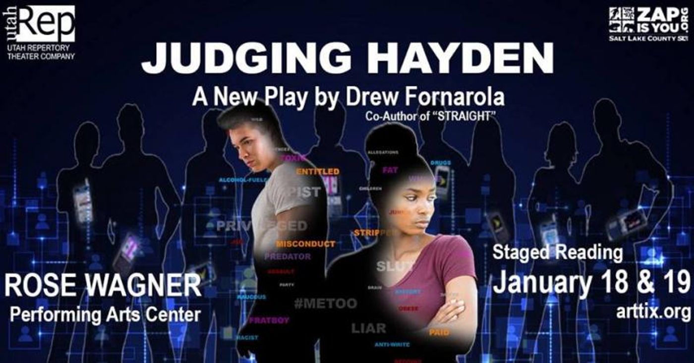 Feature: Award-Winning New York City Playwright of STRAIGHT Joins Utah Rep for Developmental Staged Reading of His Followup, JUDGING HAYDEN  Image
