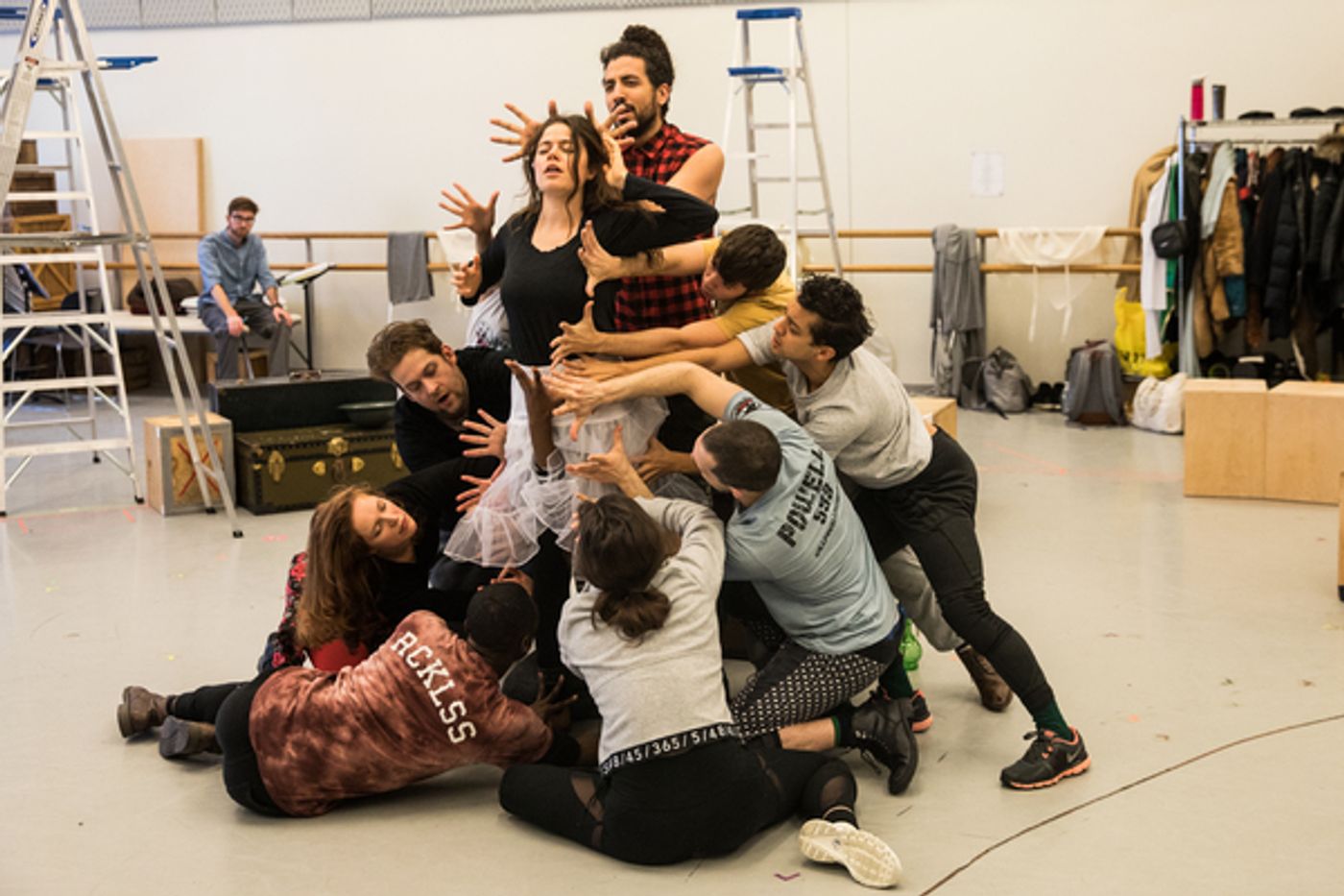 Photo Flash: Fall Down the Rabbit Hole in Rehearsals for MCC's ALICE BY HEART  Image