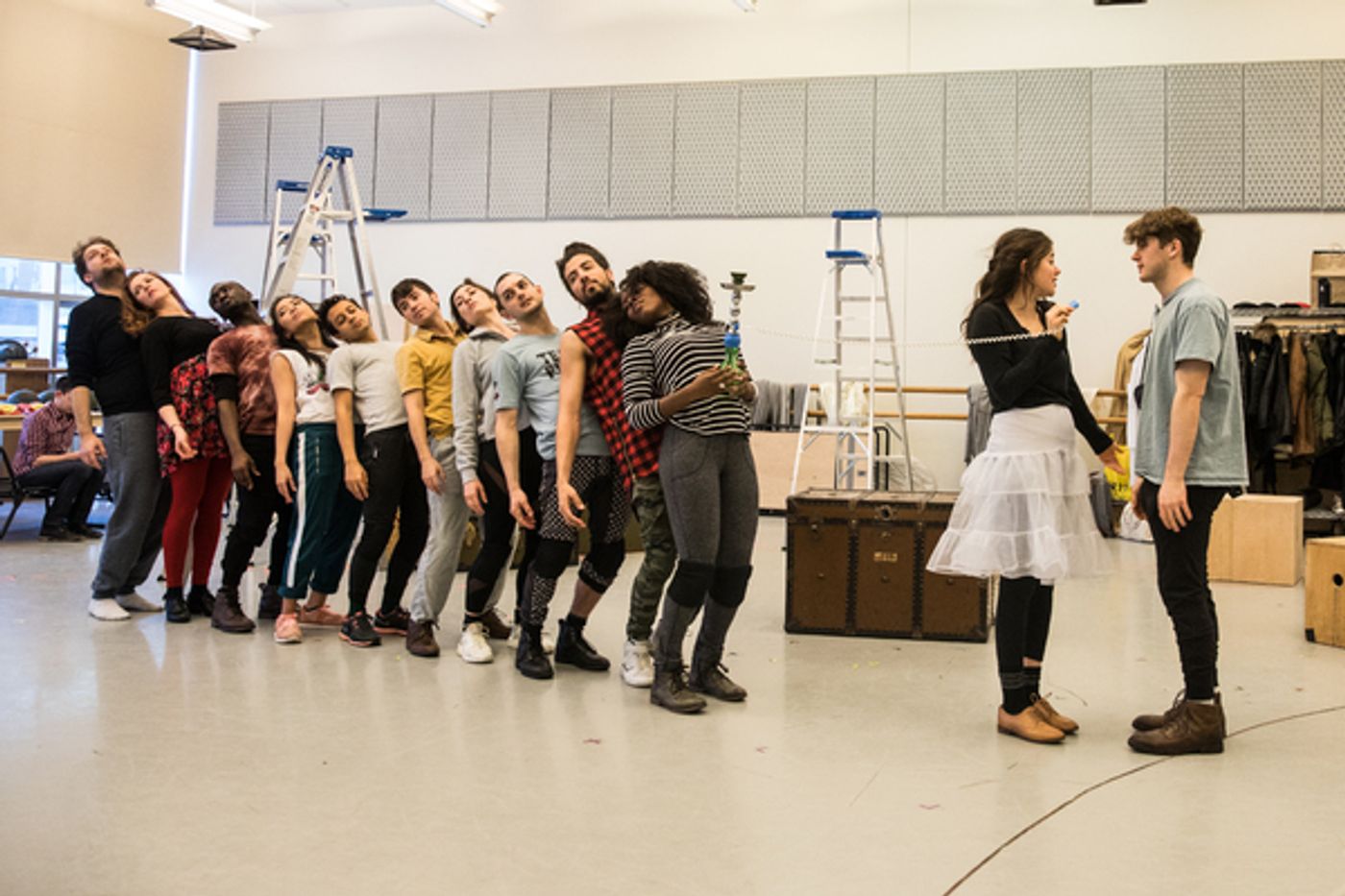 Photo Flash: Fall Down the Rabbit Hole in Rehearsals for MCC's ALICE BY HEART  Image