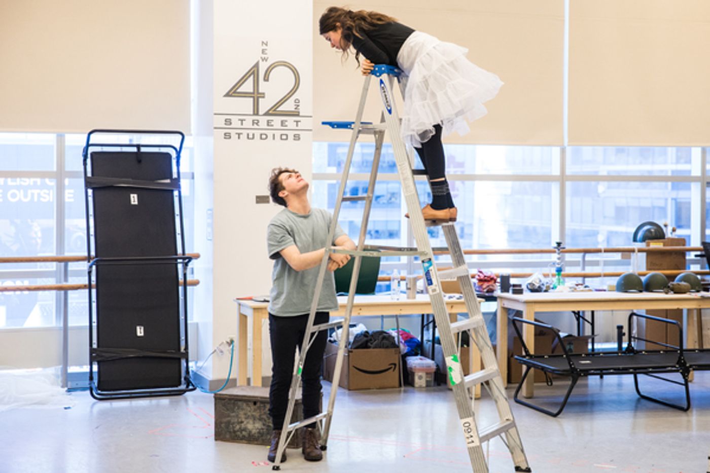 Photo Flash: Fall Down the Rabbit Hole in Rehearsals for MCC's ALICE BY HEART  Image