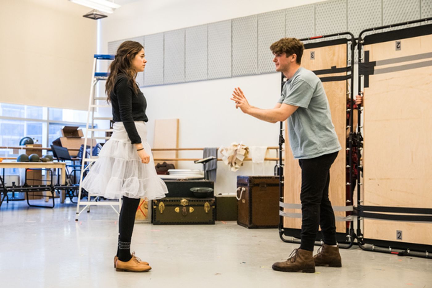 Photo Flash: Fall Down the Rabbit Hole in Rehearsals for MCC's ALICE BY HEART  Image