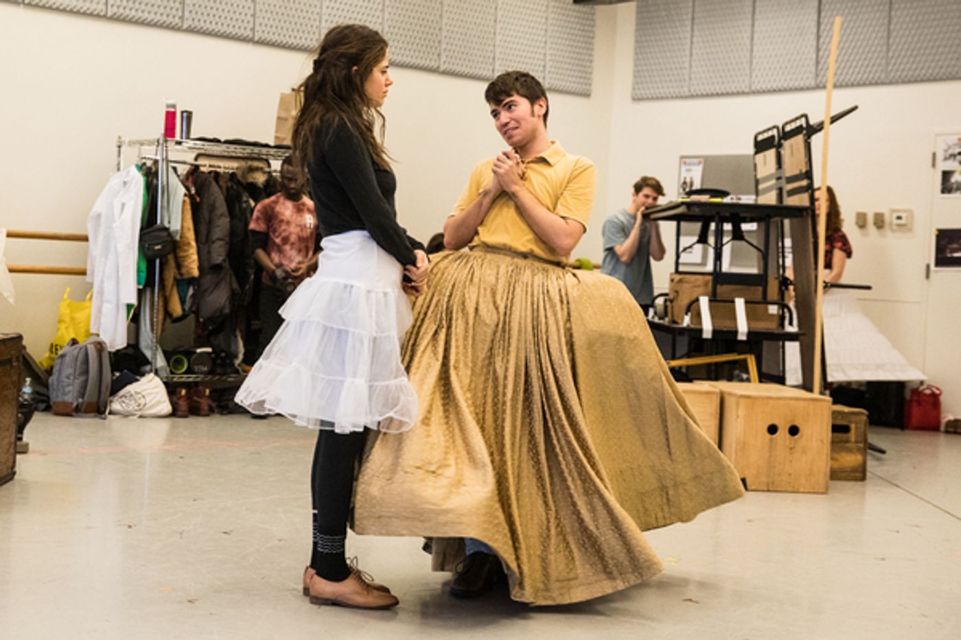 Photo Flash: Fall Down the Rabbit Hole in Rehearsals for MCC's ALICE BY HEART  Image