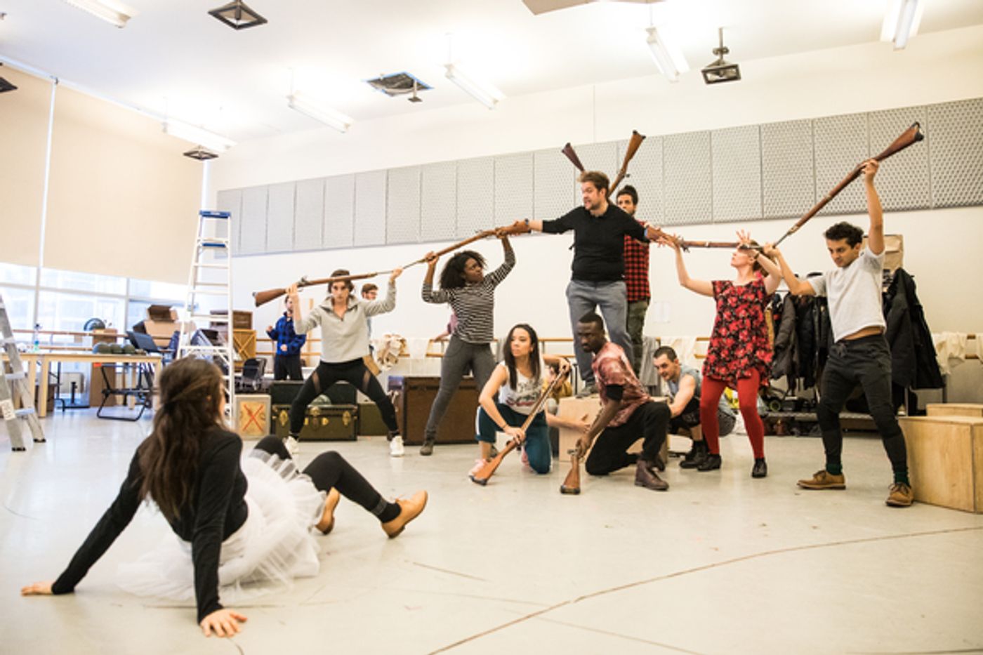 Photo Flash: Fall Down the Rabbit Hole in Rehearsals for MCC's ALICE BY HEART  Image