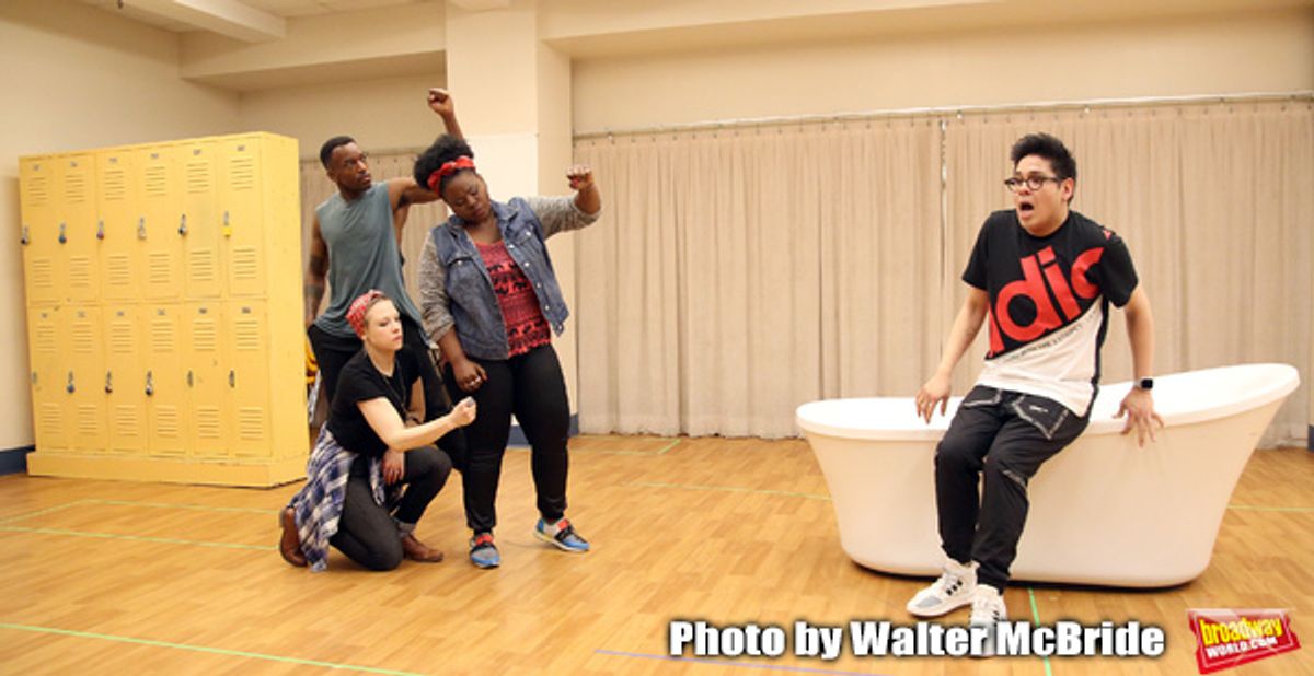 George Salazar and cast  at 