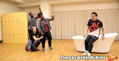 George Salazar and cast  Photo