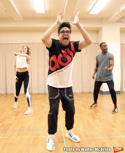 George Salazar and cast  Photo