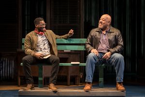 Bernard Gilbert (Stokes) and Keith Randolph Smith (Griffin) @ BroadwayWorld Bernard Gilbert (Stokes) and Keith Randolph Smith (Griffin) Photo