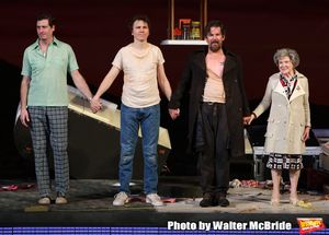 Gary Wilmes, Paul Dano, Ethan Hawke and Marylouise Burke @ BroadwayWorld Gary Wilmes, Paul Dano, Ethan Hawke and Marylouise Burke Photo