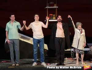 Gary Wilmes, Paul Dano, Ethan Hawke and Marylouise Burke @ BroadwayWorld Gary Wilmes, Paul Dano, Ethan Hawke and Marylouise Burke Photo