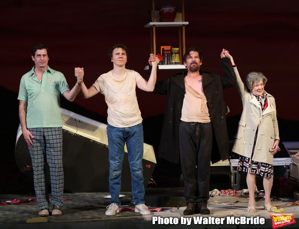 Gary Wilmes, Paul Dano, Ethan Hawke and Marylouise Burke Photo