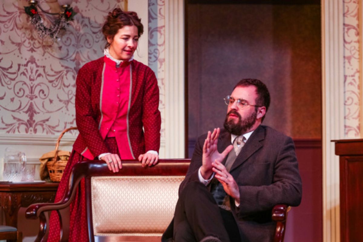 Nora (Annie Katica Green) & Torvald (Sean Neely) at 