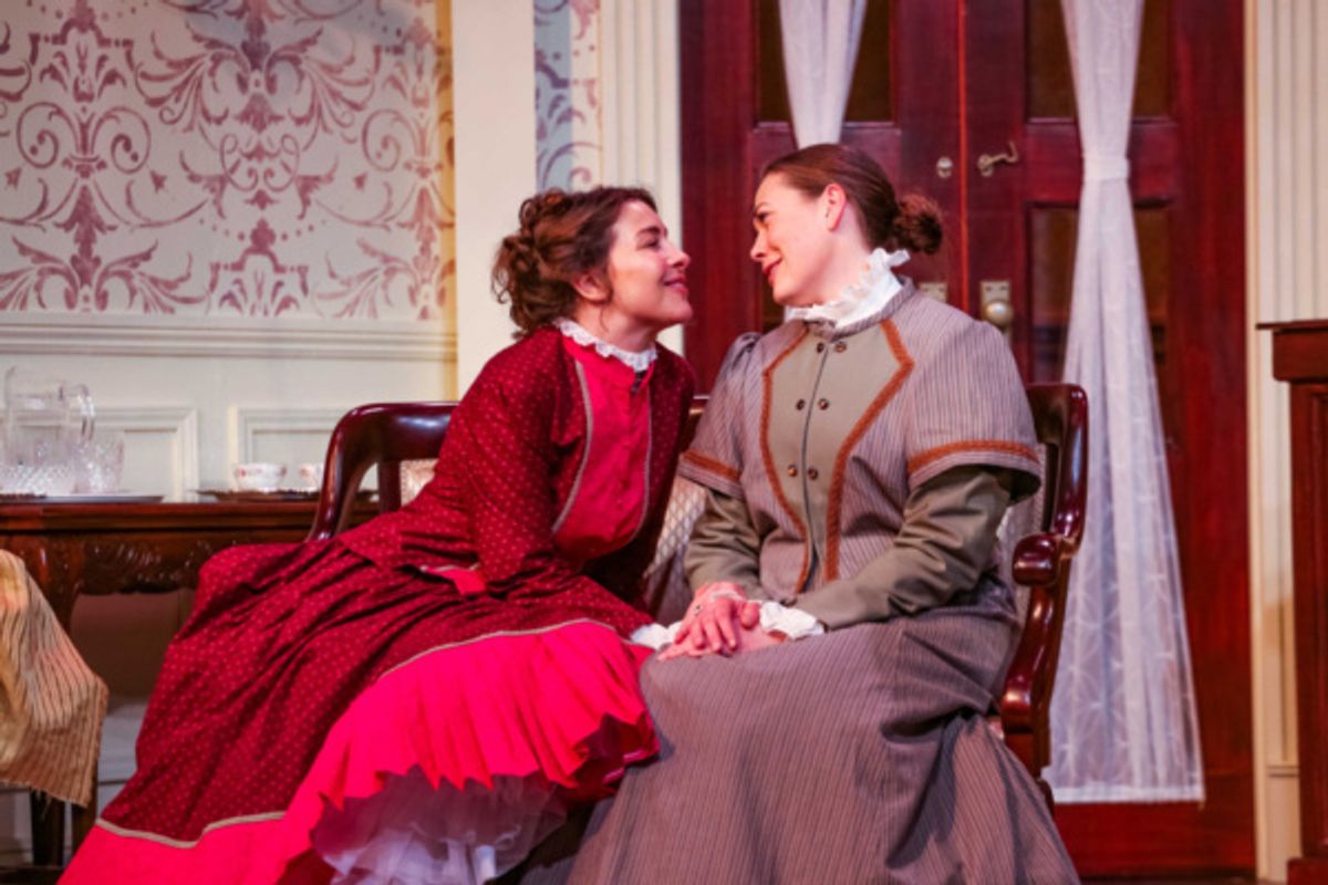 Nora (Annie Katica Green) & Christine (Kristen Moriarty) at 