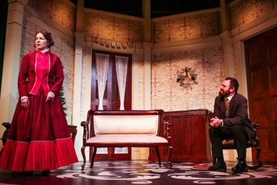 Nora (Annie Katica Green) & Torvald (Sean Neely) Photo