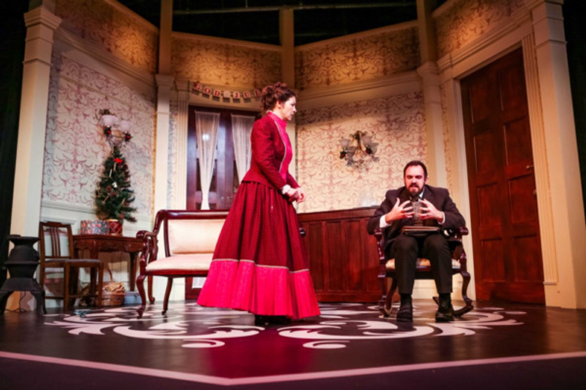 Nora (Annie Katica Green) & Torvald (Sean Neely) at 