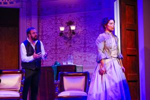 Torvald (Sean Neely) & Nora (Annie Katica Green) @ BroadwayWorld Torvald (Sean Neely) & Nora (Annie Katica Green) Photo