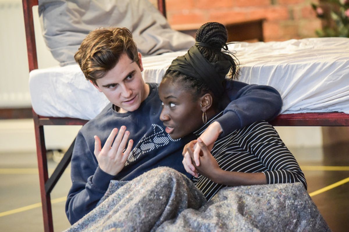 Billy Harris and Heather Agyepong at 