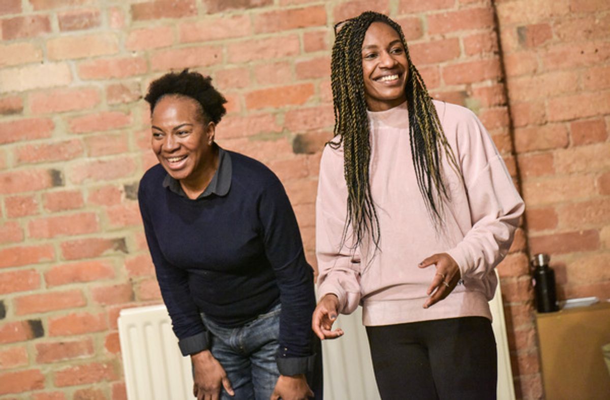 Doreen Blackstock and Kimisha Lewis at 