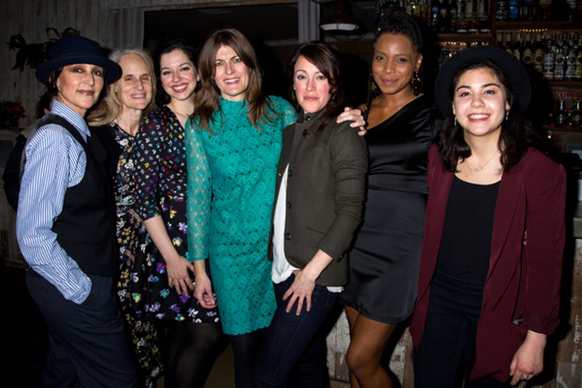 Lisa Ramirez, Wendy Vanden Heuvel, Amy Berryman, Annabel Capper, Samantha Soule, Margaret Odette, Brittany Anikka Liu at 