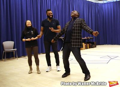 Norm Lewis and cast  Photo