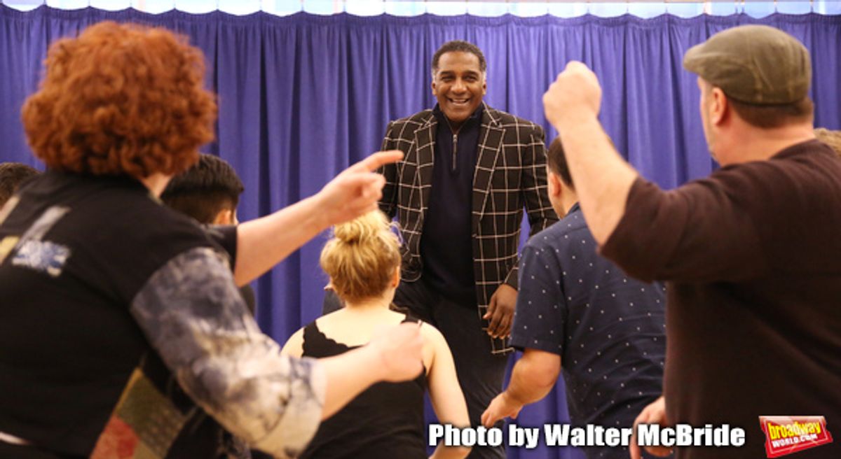 Norm Lewis and cast  at 