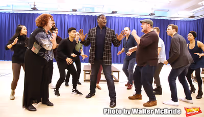 Norm Lewis and cast  Photo