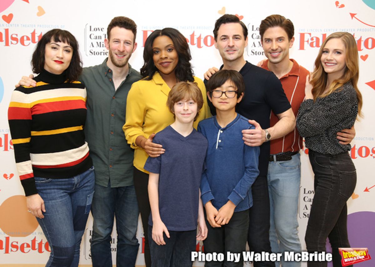 Eden Espinosa, Nick Blaemire, Bryonha Marie Parham, Thatcher Jacobs, Max von Essen, Jim Kaplan, Nick Adams and Audrey Cardwell at 