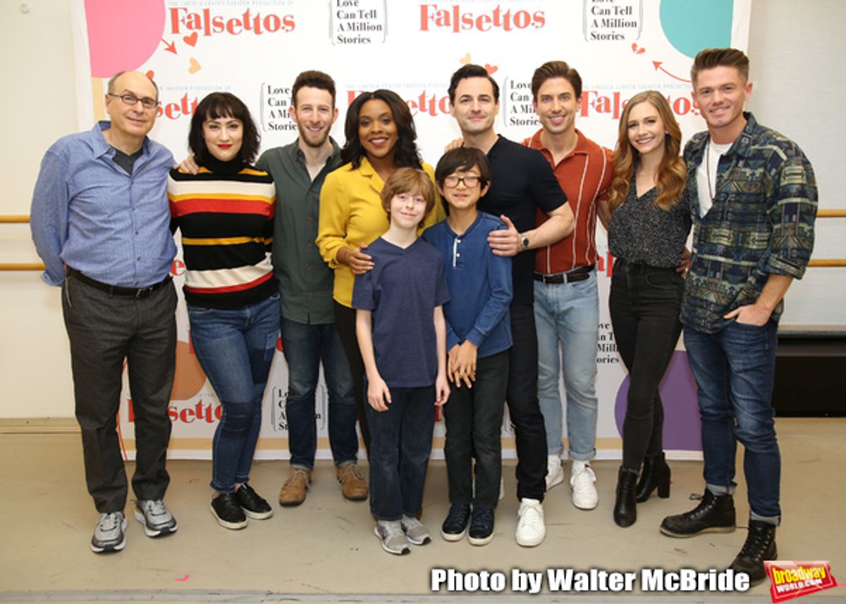 James Lapine, Eden Espinosa, Nick Blaemire, Bryonha Marie Parham, Thatcher Jacobs, Max von Essen, Jim Kaplan, Nick Adams, Audrey Cardwell and Spencer Liff at 