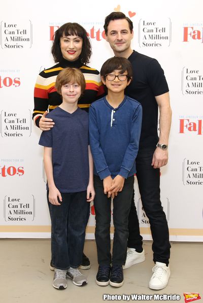 Eden Espinosa, Thatcher Jacobs, Max von Essen and Jim Kaplan  Photo