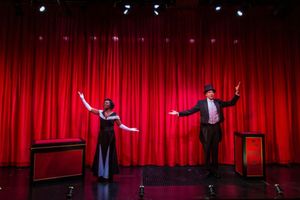 Brittany Bellizeare and Tyrone Mitchell Henderson @ BroadwayWorld Brittany Bellizeare and Tyrone Mitchell Henderson Photo