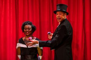 Brittany Bellizeare and Tyrone Mitchell Henderson @ BroadwayWorld Brittany Bellizeare and Tyrone Mitchell Henderson Photo