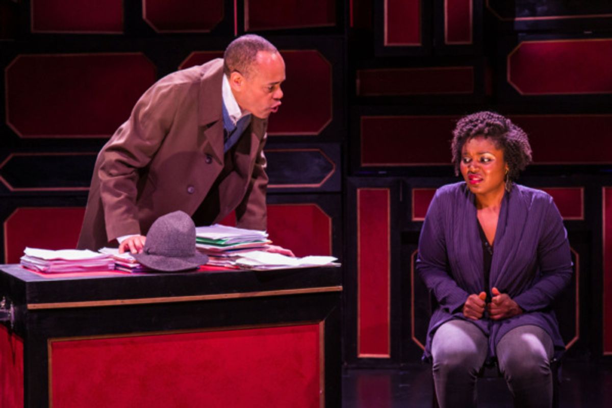 Brittany Bellizeare and Tyrone Mitchell Henderson at 