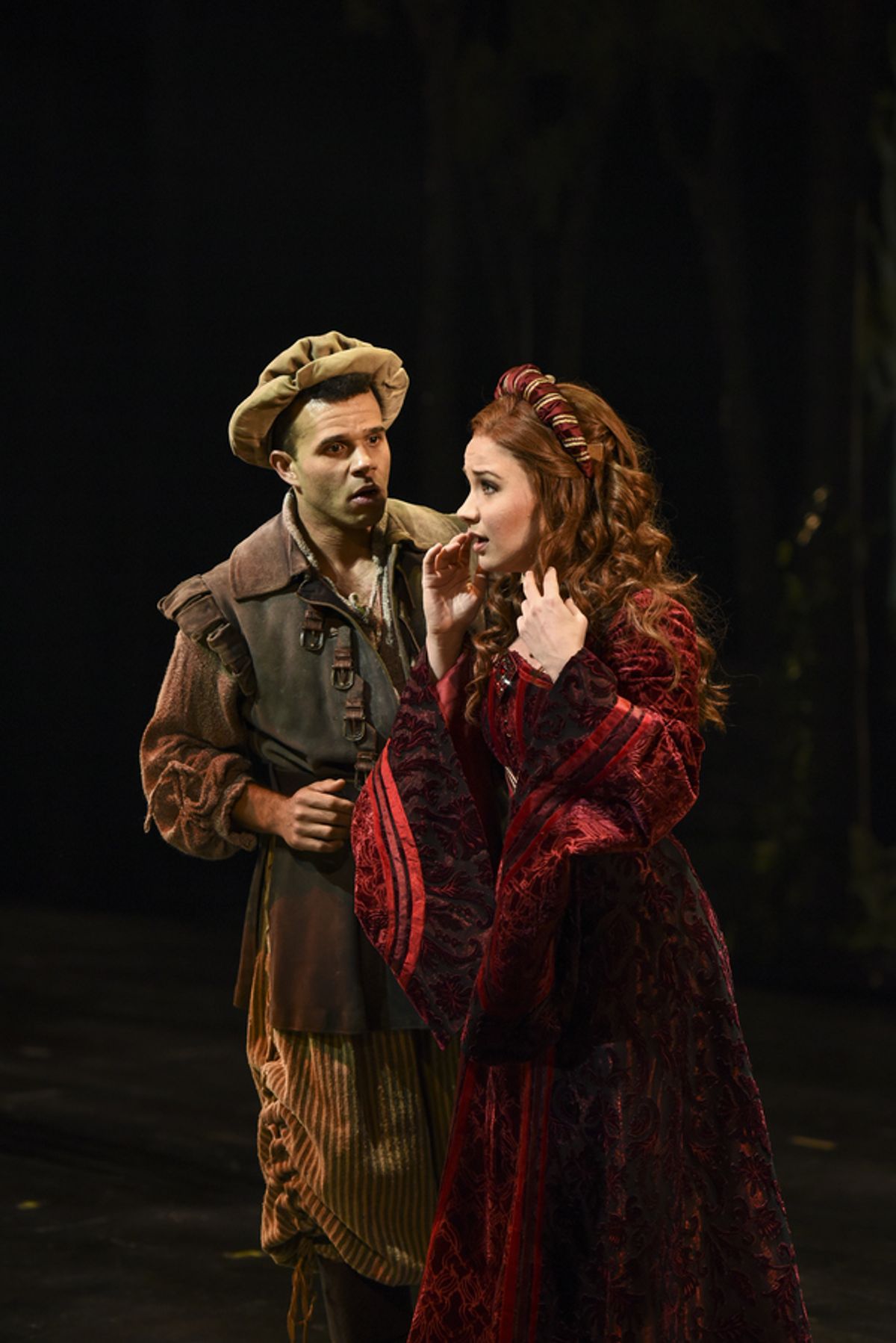 Justin Keyes and Sierra Boggess  at 