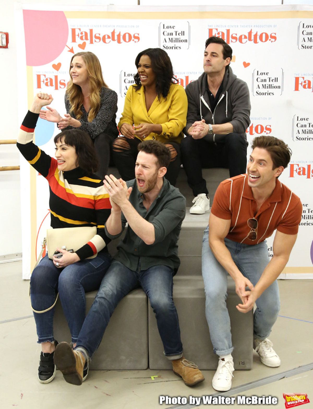 Eden Espinosa, Nick Blaemire, Audrey Cardwell, Bryonha Marie Parham, Max von Essen and Nick Adams at 