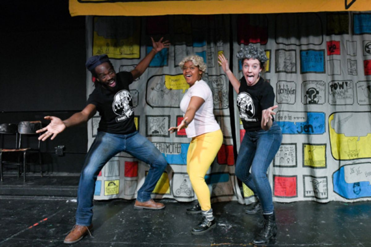 Stewart Romeo, Jasmine Jordan and Kaylyn Carter at 