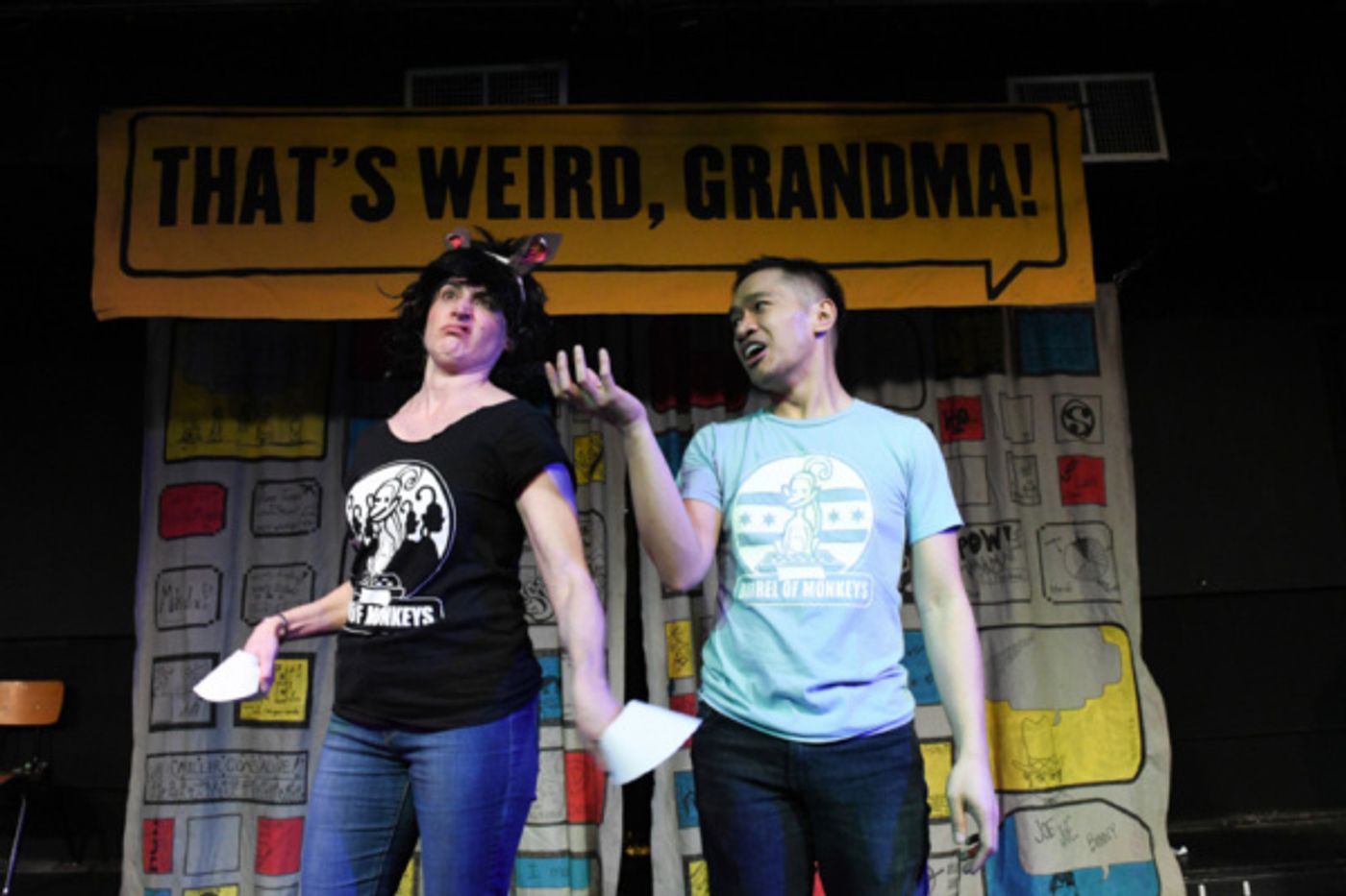 Photo Flash: Barrel Of Monkeys' THAT'S WEIRD, GRANDMA: Star-Studded Stories  Image