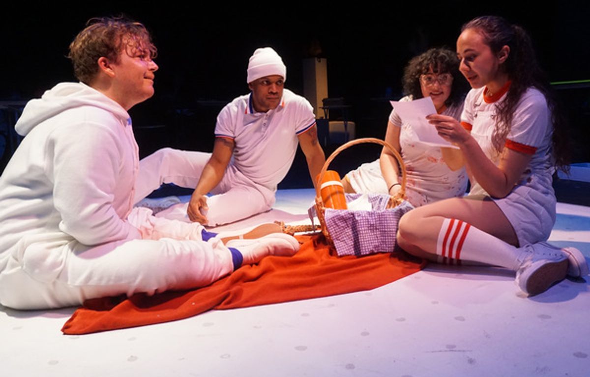 (from left) Anthony Lombard, Brian Keys, Amanda de la Guardia and Tina Munoz-Pandya  at 