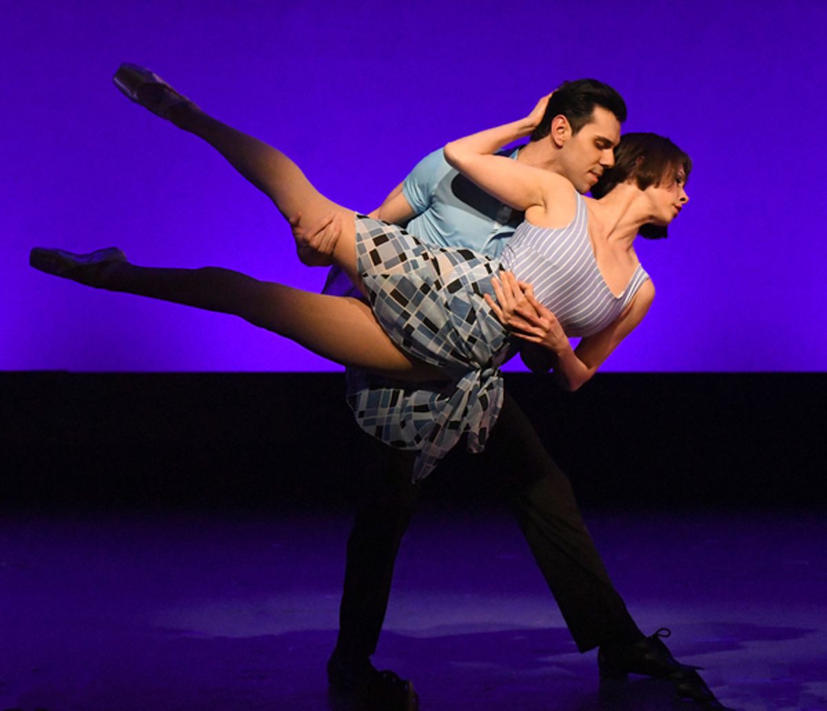 Jerry Mulligan (Andrew Ruggieri) and Lise Dassin (Rebecca Shulla) at 