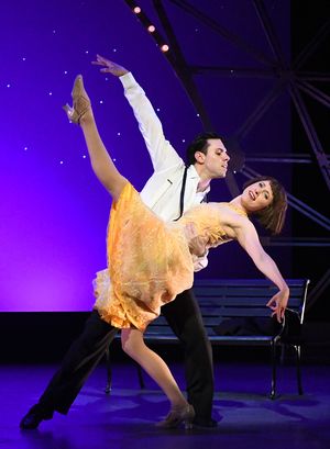 Jerry Mulligan (Andrew Ruggieri) and Lise Dassin (Rebecca Shulla) Photo