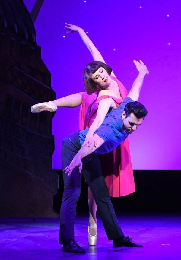 Jerry Mulligan (Andrew Ruggieri) and Lise Dassin (Rebecca Shulla) Photo