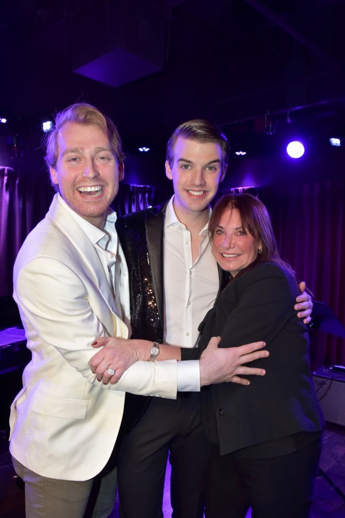 Daniel Dunlpw, Mark William and Susan Nussbaum Cohen at 