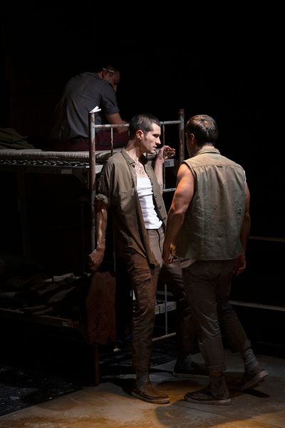 Arah Mokhtar (rear), Christian ElÃ¡n Ortiz, Jorge Luna Photo